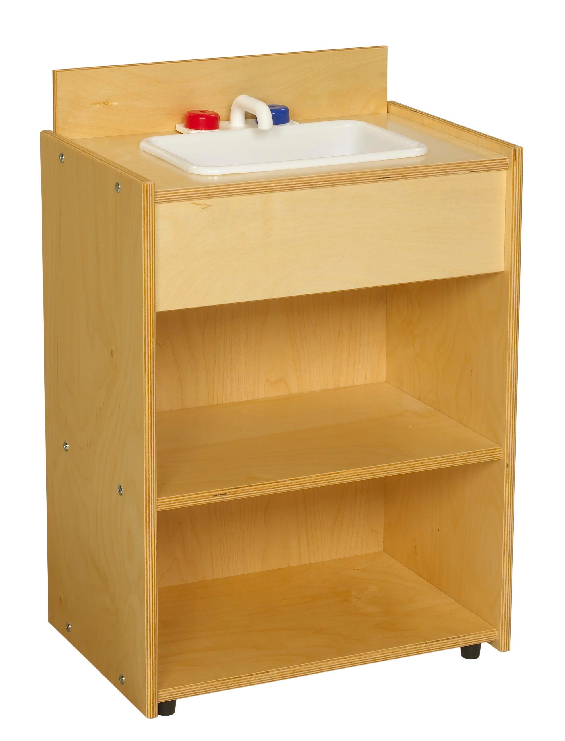 Childcraft ABC Furnishings Kitchen Sink, 19 x 13 x 28-1/4 Inches, Item Number 1526419